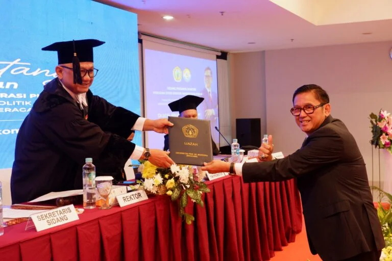 Rektor Universitas Moestopo Berpesan Doktor Baru Jaga Nama Baik Almamater dan Toleransi